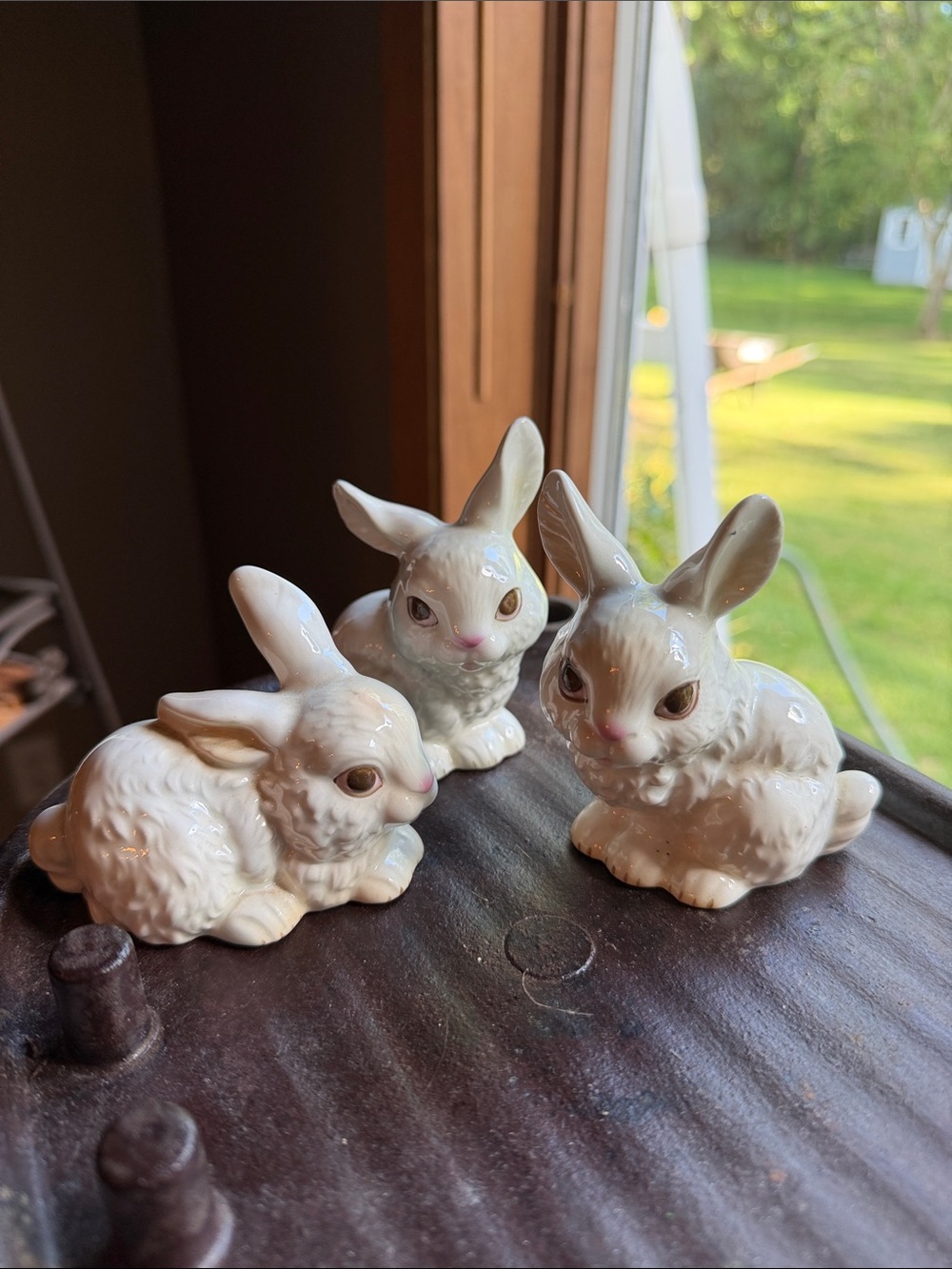 Vintage Goebel Three Bunnies Rabbits Figurines